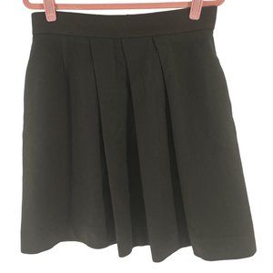 +J Women’s Size Ten Olive A-Line Wool Mini Skirt With Pockets